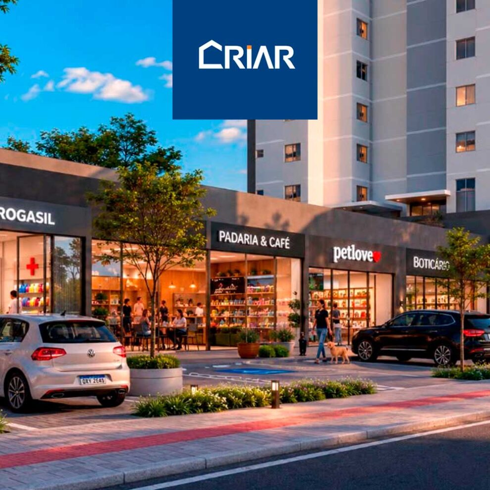 Website CRIAR Desenvolvimento Imobiliário apresentado na plataforma digital desenvolvida pela Alinea Conecta